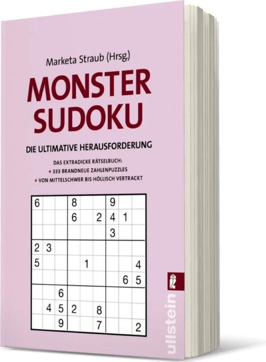 Actual product image Monster-Sudoku (German, Marketa Straub, 2007)