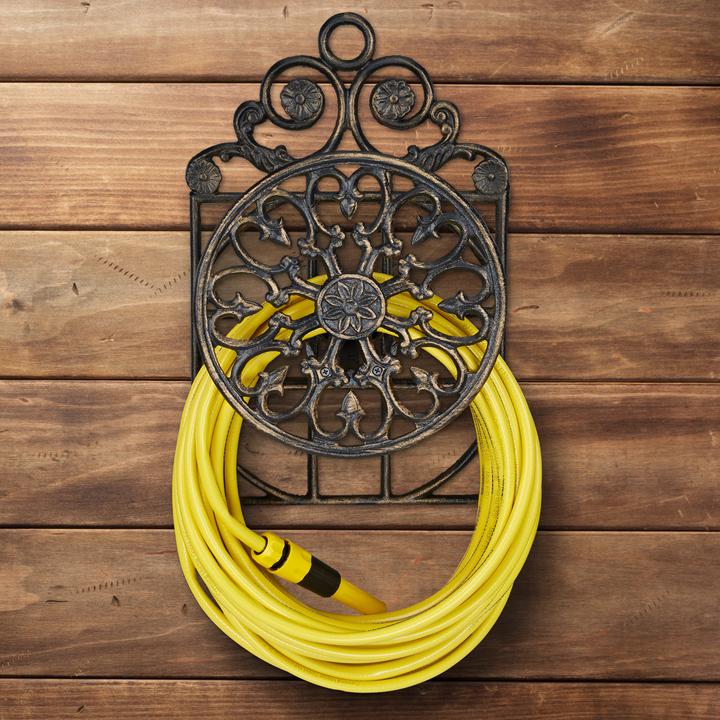 Actual product image Relaxdays Large Antique Hose Reel (20 m)
