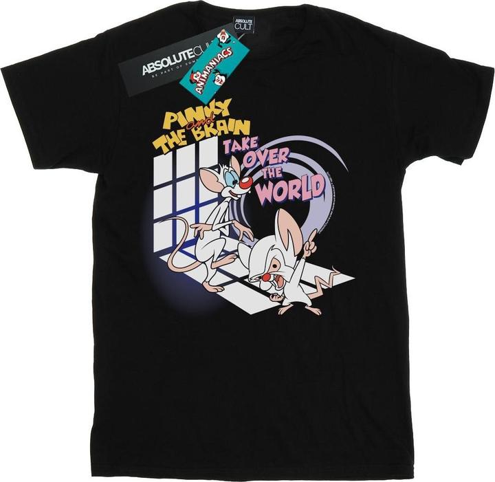 Universal Textiles Pinky And The Brain Take Over The World TShirt (L)