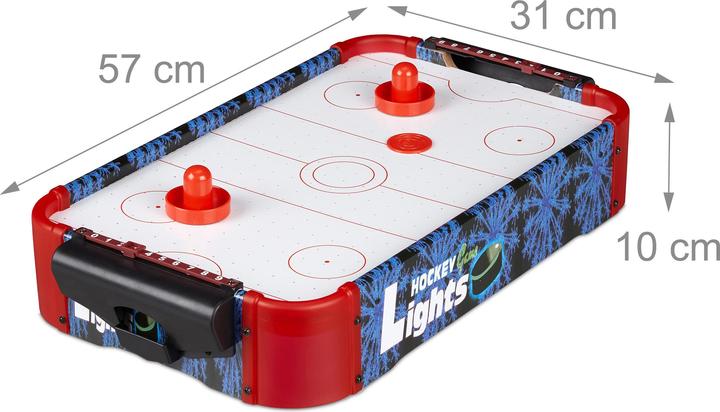 Immagine prodotto Relaxdays Hockey da Tavolo Gioco LED, Colorato