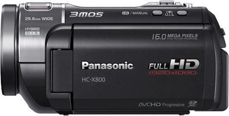 Produktbild Panasonic HC-X800, FullHD, DualFlash, 12xZoom (2.07 Mpx, 50p, 12 x)