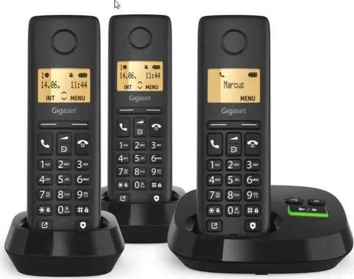 Actual product image Gigaset Pure 100 AM Trio Clip Eco sw