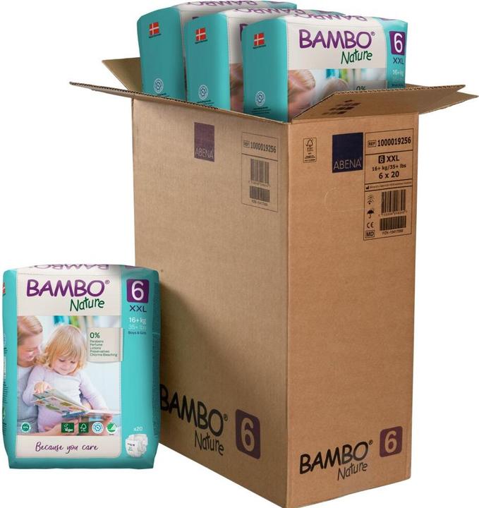 Produktbild Bambo Biowindeln (Gr. 6, Tragepack, 20 Stück)