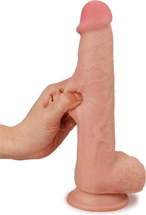 Actual product image Lovetoy Sliding Skin Dildo