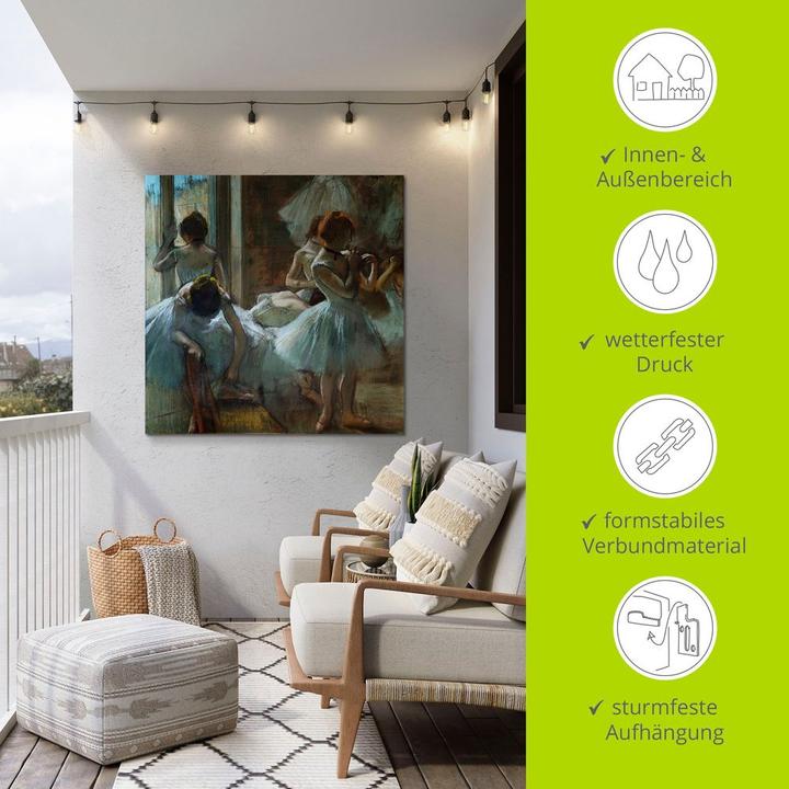 Immagine prodotto Artland Ballerini blu durante la pausa R2FQ (40x40 cm)
