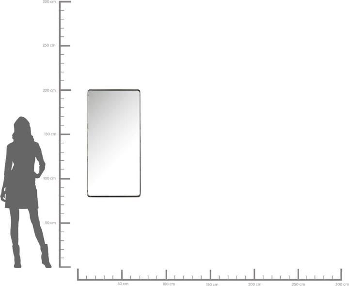 Image du produit Kare Design Miroir Shadow Soft noir 120x60cm (60 x 120 cm)