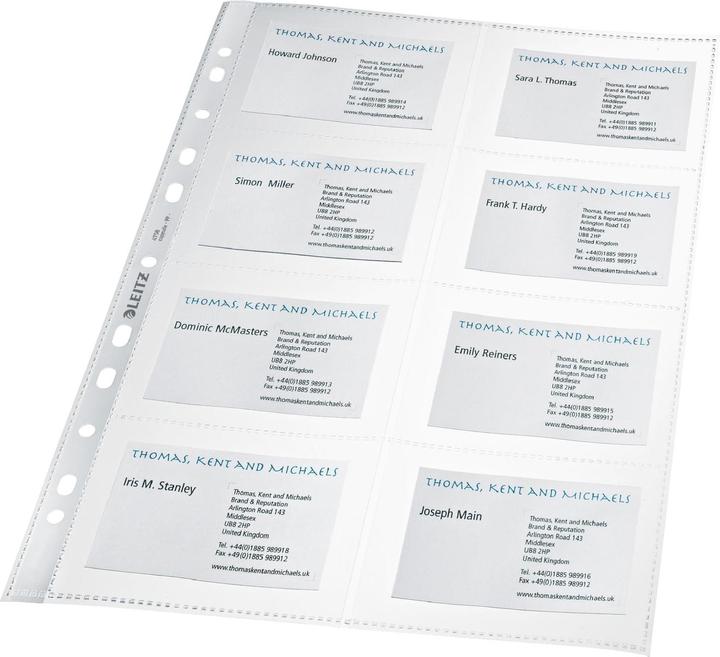 Actual product image Leitz Business card cover (A4, 10 x)