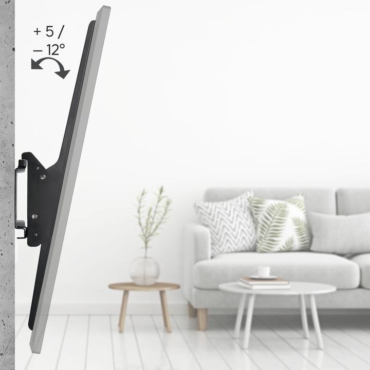 Immagine prodotto Hama Supporto a parete per TV, inclinabile, 305 cm (120") fino a 100 kg, distanza dalla parete 2,8 cm (Muro, 120", 100 kg)