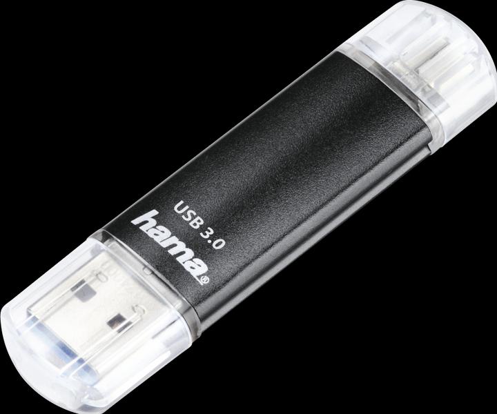 Image du produit Hama Laeta Twin (64 Go, Micro USB, USB-A, USB 3.0)