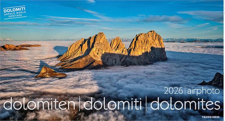 Immagine prodotto Luftbildkalender Dolomiten 2026 (Tedesco)