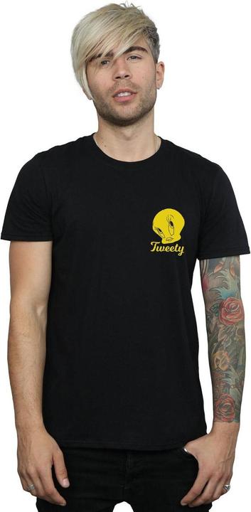 Actual product image Looney Tunes Mens Tweety Pie Head T-Shirt (S)