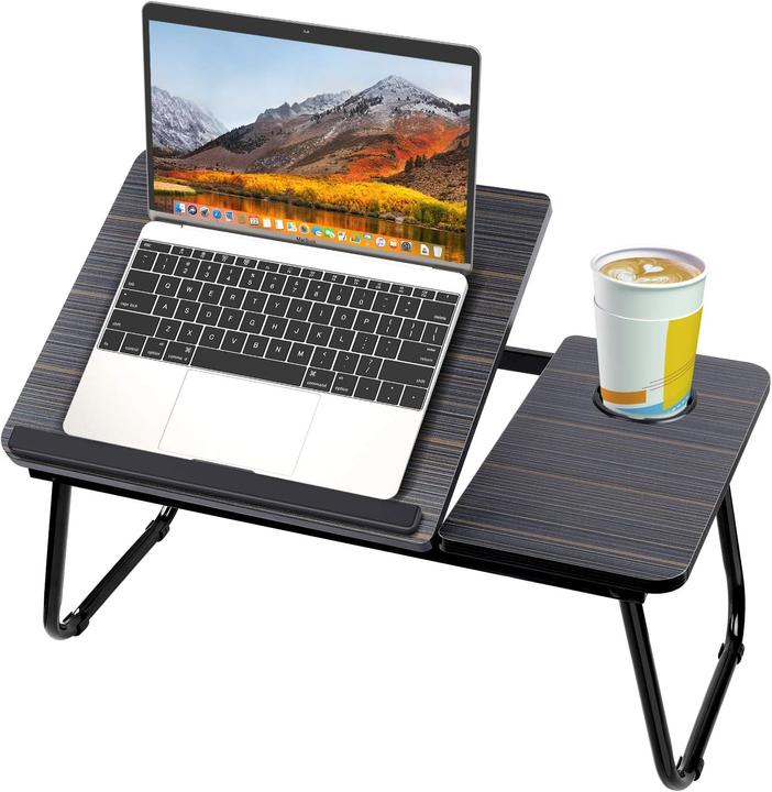 Produktbild Songmics Faltbarer Laptoptisch mit Leseständer und Becherhalter