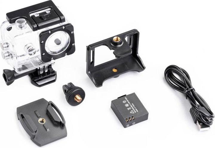 Actual product image Midland H3+ Dashcam viewing angle horizontal max. 120° Battery, WLAN (Wi-Fi, Accelerometer, Rechargeable battery, Built-in microphone, Built-in display, Night vision, Full HD)