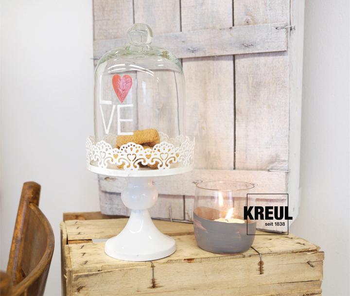 Produktbild Kreul Glass & Porcelain Chalky, Porzellan- und Glasfarbe (Mild-Mocca, 20 ml)