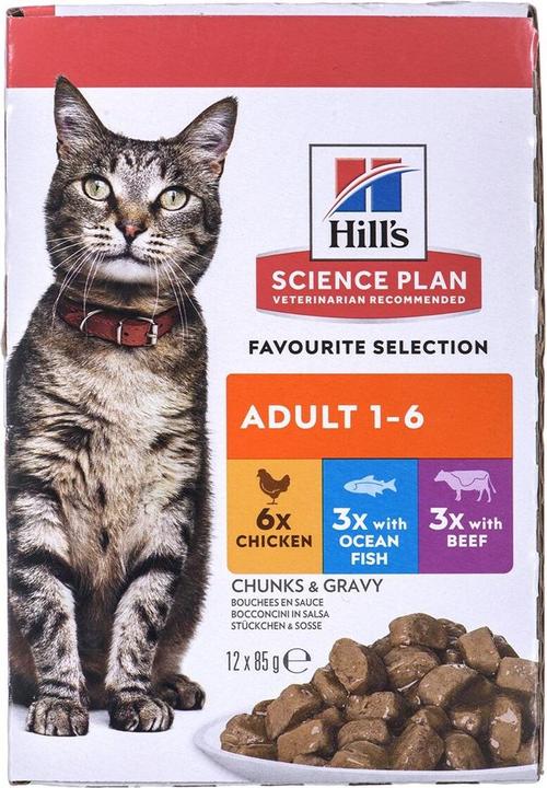 Image du produit Hill's Science Plan Favourite Selection (Adulte, 12 pcs, 85 g)