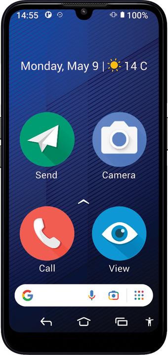 Image du produit Doro 8200 Secure sans adaptateur secteur (64 Go, Bleu foncé, 6.10", 16 Mpx, 4G)