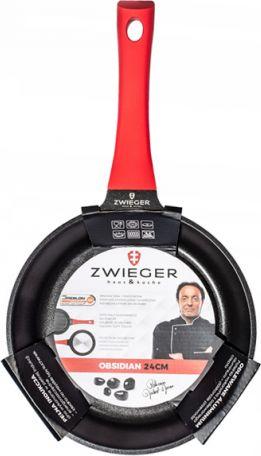 Actual product image Zwieger Obsidian Pan 24cm (24 cm, Frying pan, Cast aluminium)