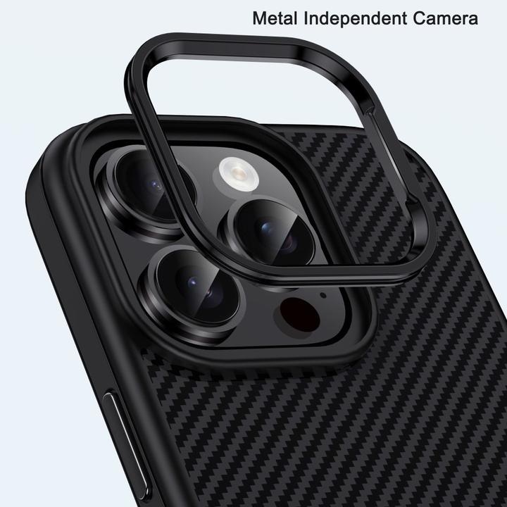 Image du produit iPaky Étui en fibre de carbone (Apple iPhone 16 Pro)