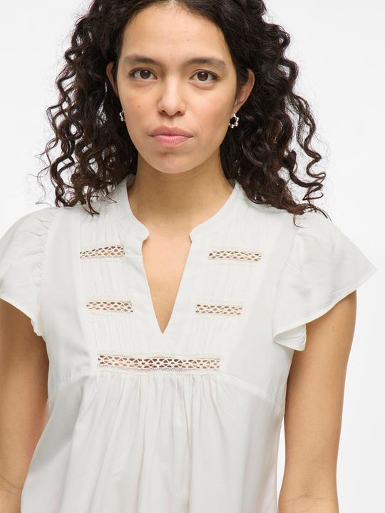 Actual product image Vila VIVISIA V-Ausschnitt Oberteil mit angeschnittenen Ärmeln (34)