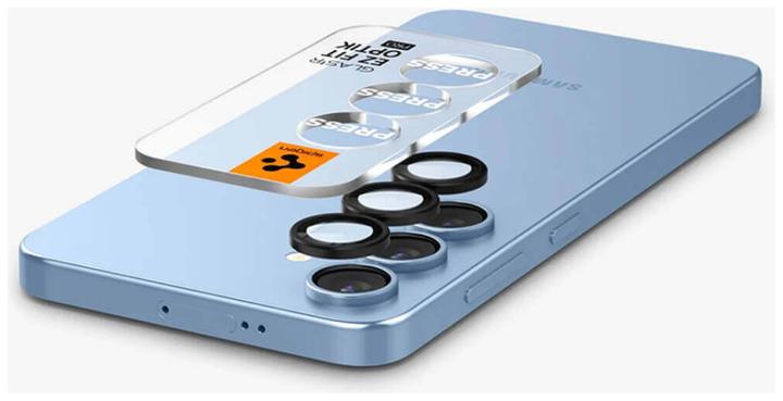 Produktbild Spigen Samsung Galaxy S25 Glas.tR EZ Fit Optik Pro HD Lens protector, 2-pack (2 Stück, Samsung Galaxy S25)