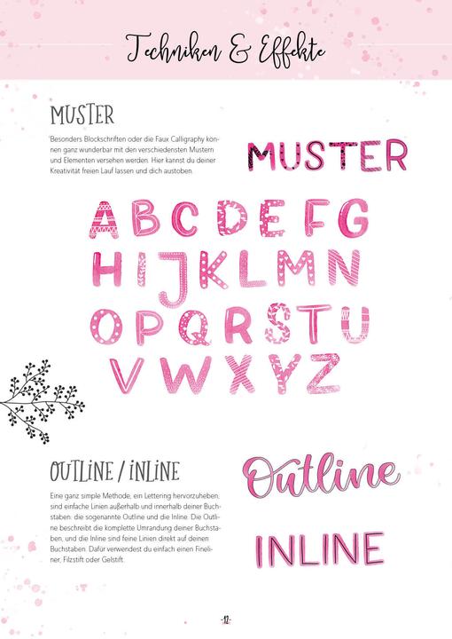 Actual product image 111 Handlettering-Sprüche für alle Anlässe – Der grosse Vorlagen-Block (German, Franziska Feistner, 2021)