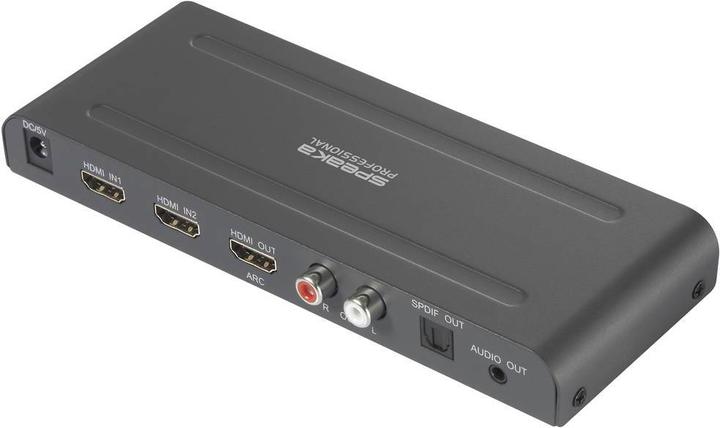 Actual product image SpeaKa Professional SP-HDA-300 2+1 Port HDMI Switch ARC (Audio Return Channel) 3