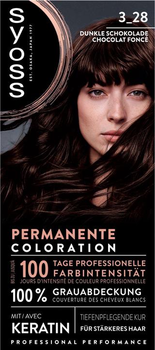 Actual product image Syoss Coloration (3 28 Dark chocolate)