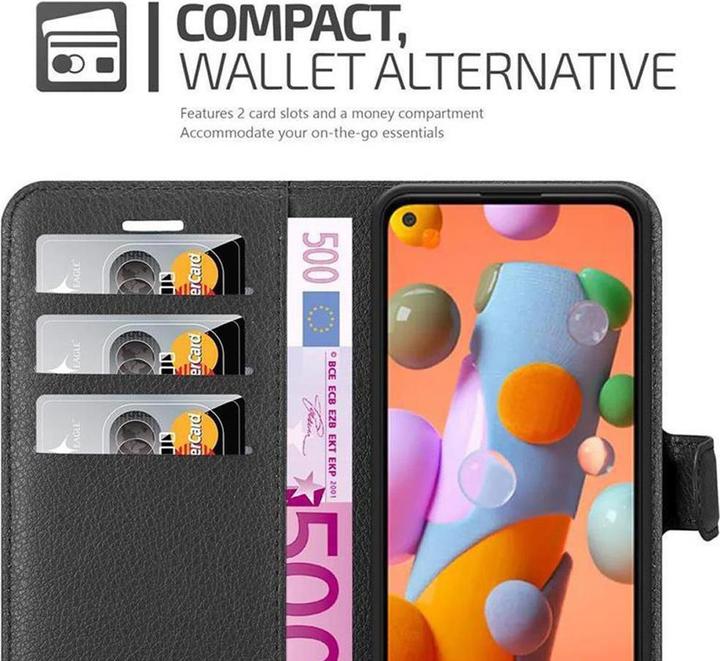 Actual product image Cadorabo Book with stand function cover (Samsung Galaxy A11, Samsung Galaxy M11)