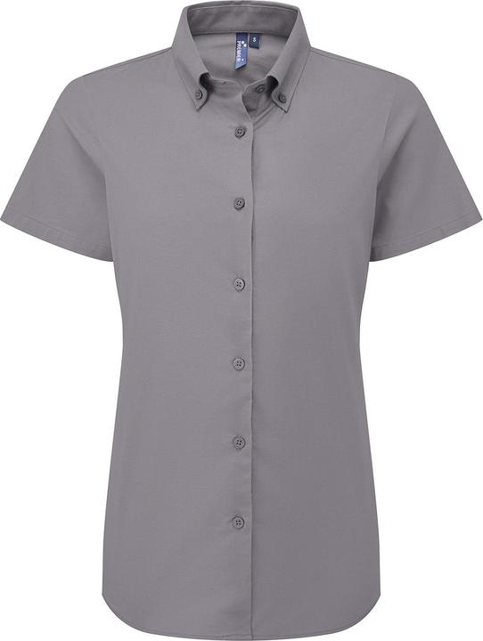 Actual product image Premier Womens/Ladies Supreme Oxford Short-Sleeved Formal Shirt (4XL)