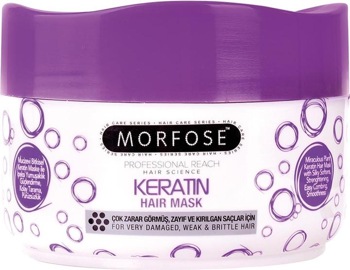 Produktbild Morfose Professional Reach Keratin Hair Mask maska keratynowa dla bardzo zniszczonych słabych (500 ml)