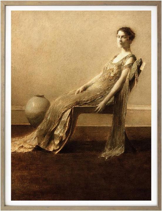 Produktbild Trenddeko Dewing - Grün und Gold (60 x 80 cm)
