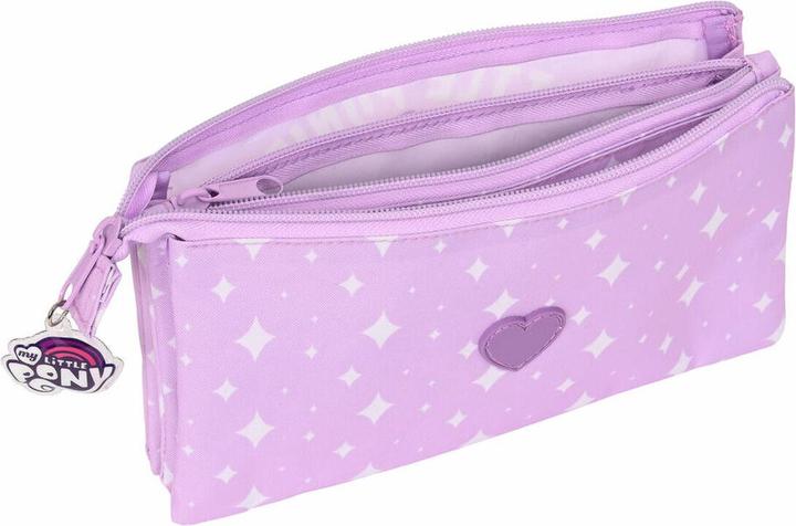 Image du produit My Little Pony Triple trousse multi-usages Violet (22 x 12 x 3 cm)