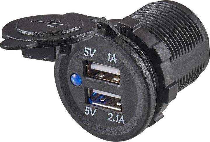 Immagine prodotto Ective Doppia presa USB integrata 5V 1/2.1A