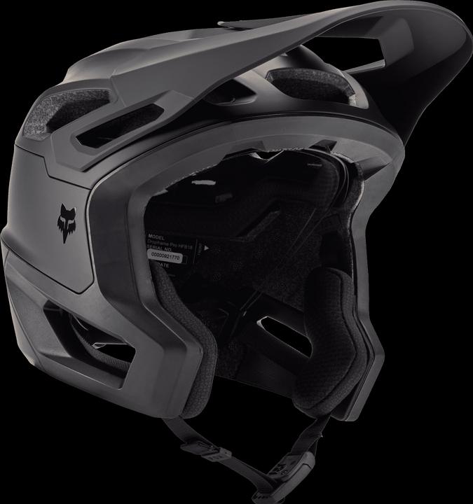 Actual product image Fox Helmet 23 Dropframe Pro Mt Blk, Ce M (55 - 59 cm)