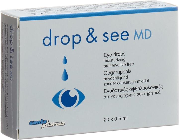 Contopharm Comfort Lösung drop & see MD Gtt Opht (Hartlinsenpflege, 10 ml)