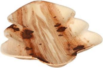 Actual product image Papstar 6 palm leaf plates pure 21.2 x 24.3 cm (6 x)