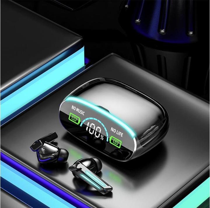 Image du produit EKO Ecouteurs sans fil 5.2 Modèle Cosmos avec assistant vocal et affichage LED (NC, 5 h, Sans fil)
