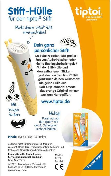 Actual product image tiptoi ® pen cover yellow (German)