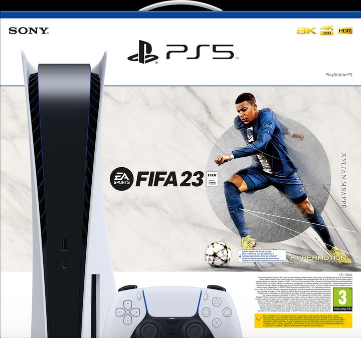 Actual product image Sony Playstation 5 + EA SPORTS FIFA 23 Bundle