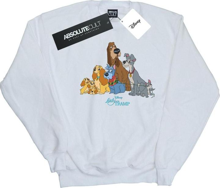 Actual product image Disney Mens Lady And The Tramp Classic Group Sweatshirt (M)