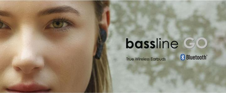 Image du produit Boompods Bassline GO Bluetooth® HiFi In Ear Headphones Casque intra-auriculaire, contrôle du volume (NC, 7 h, Sans fil)