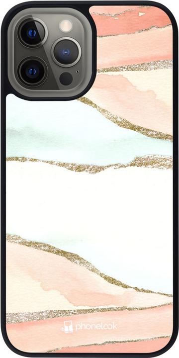 Produktbild PhoneLook Hülle Silikon schwarz Shimmering Orange (Apple iPhone 12 Pro Max)