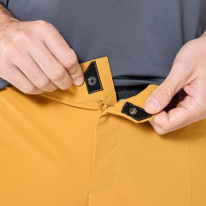 Image du produit Rockrider Short vélo unisexe réspirant, Ochre (XS)