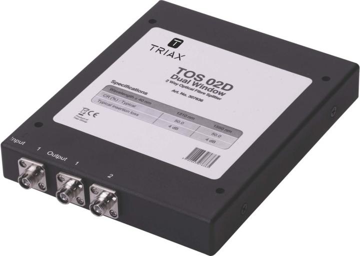 Produktbild Triax TOS 02 D 2fach optischer Verstärke mit FC/PC Anschlüssen (Kabel)