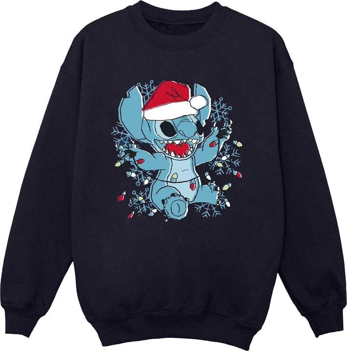 Image du produit Disney - Sweat LILO AND STITCH CHRISTMAS LIGHTS SKETCH - Homme (XL)