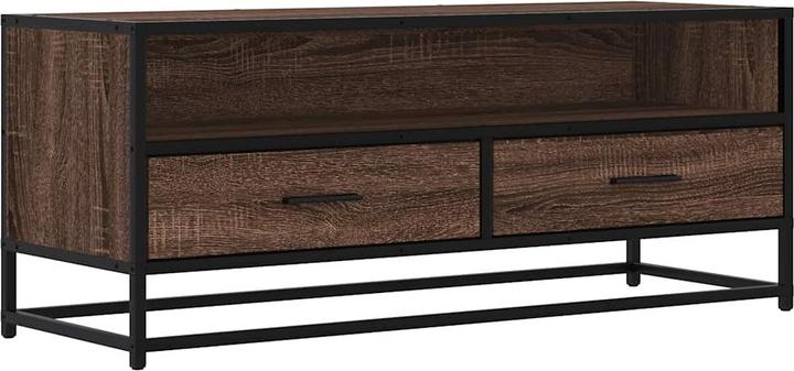 Produktbild VidaXL TV Schrank Lowboard Fernsehschrank Fernsehtisch Braun Eichen-Optik (100 x 34.5 x 40 cm)