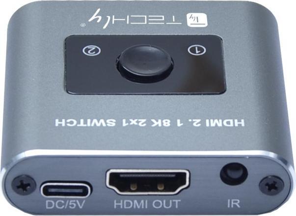 Produktbild Techly 2x1 HDMI 2.1 8K Switch