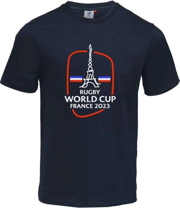 Produktbild Sportfolio t-shirt rugby wetmeisterschaft von frankreich 2023 eiffeturm (L)