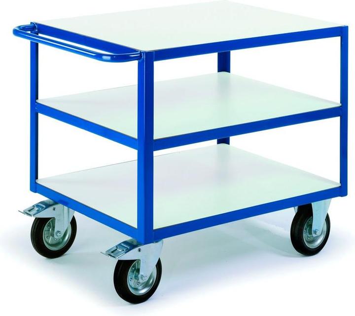 Produktbild Rollcart ESD-Tischwagen mit 3 Ladeflächen (500 kg)