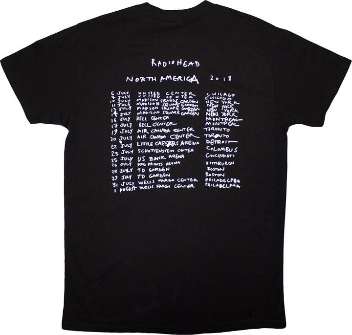 Produktbild Radiohead TShirt Rückseitiger Aufdruck (XL)